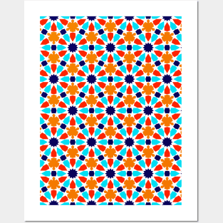 Arabic pattern Posters and Art
